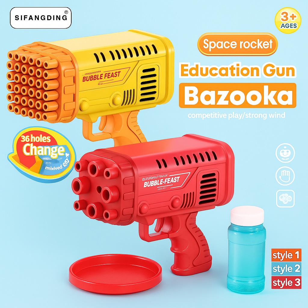 Kids' Bubble Machine Gun Toy